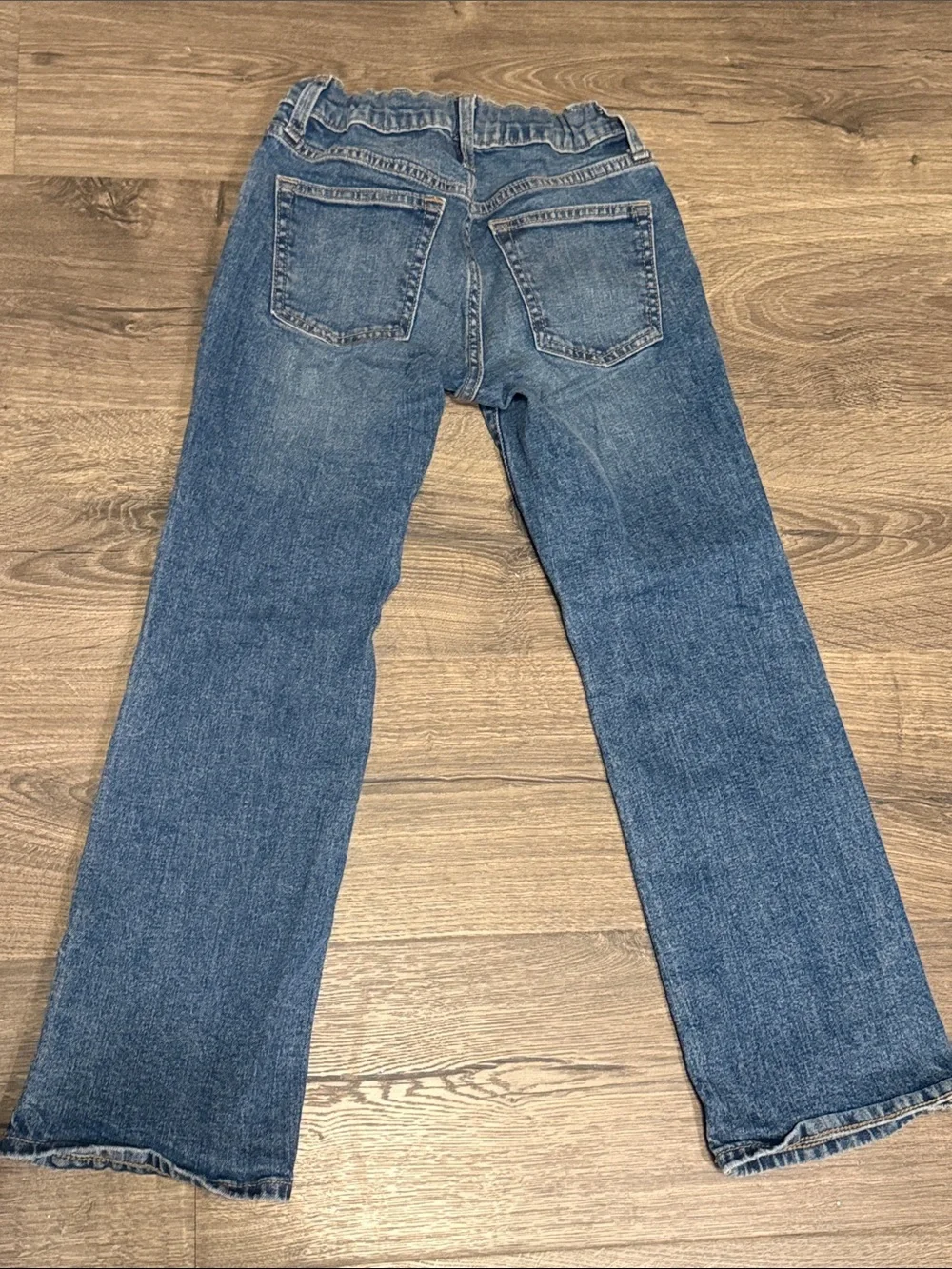 Old Navy Straight-Leg Medium Blue Denim Jeans